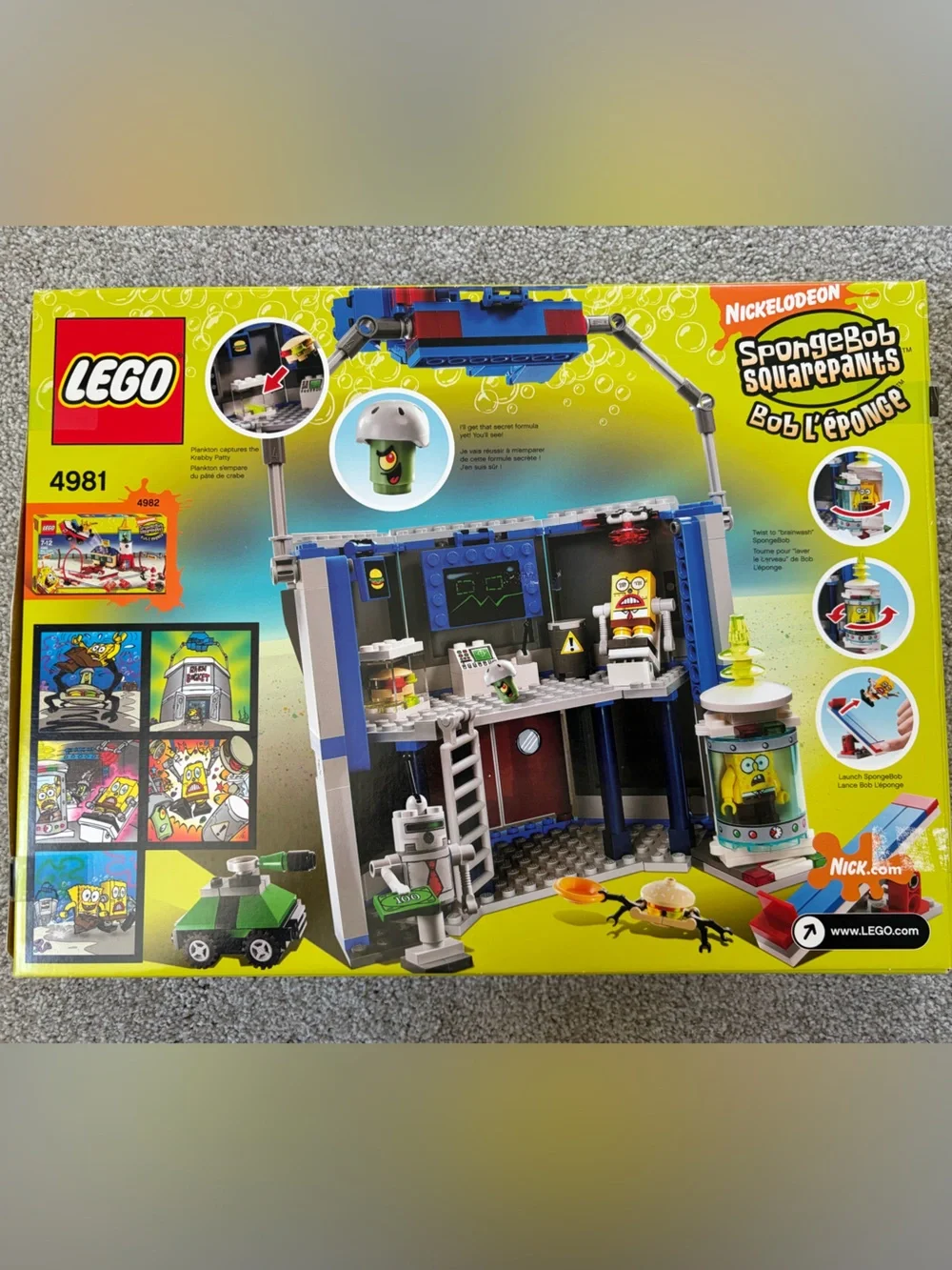 Lego SpongeBob Chum Bucket Playset - Blue/Yellow/Red/White